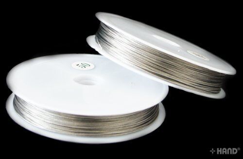 Hands holding the finger-friendly plastic coated wire