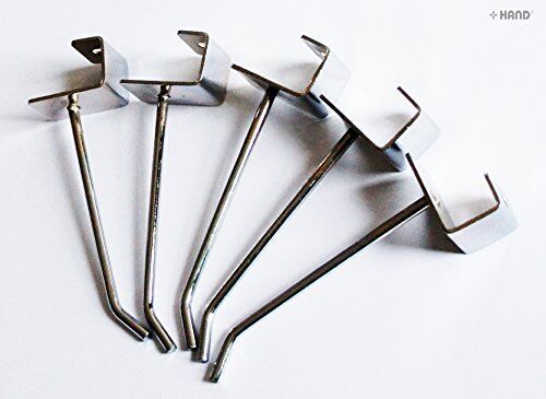 10cm Slatwall Euro Hooks - Arm Retail Shop Display - pack of 5 (SRM04)