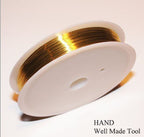 A Roll of Fine Bead Craft Gold Wire, Size 0.3mm