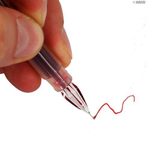 CS-801 Extra Fine Point Pen 0.38mm - Assorted Colours - Box of 12 (Red)