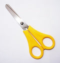 Pair of 5-inch blunt tip scissors in assorted colours for kids