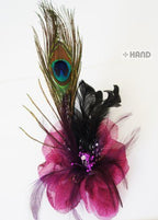 Headdress styled with a dress for a formal occasion