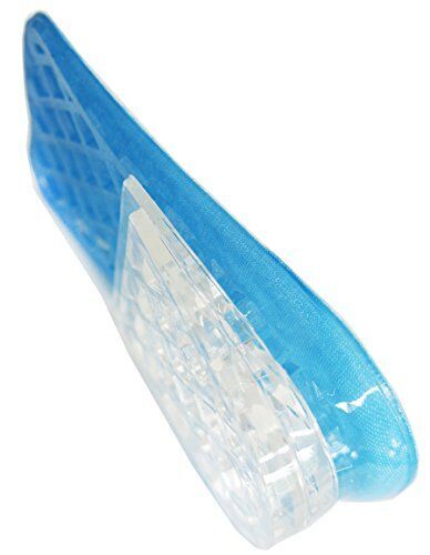 Three-layer silicone heel lift inserts stacked together
