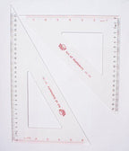 19cm triangle ruler ideal for sewing and design projects