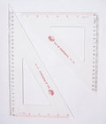 27cm triangle ruler for accurate measurements in crafts