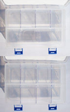 Storage case ideal for beads, buttons, and small craft items.