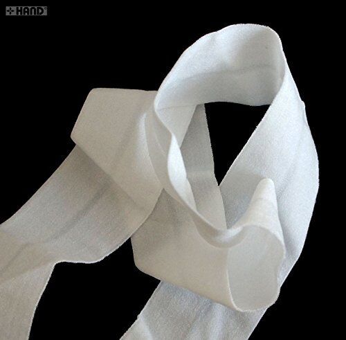 Off White Delicate Smooth Knitted Flat Underwear Elastic - Assorted Width - 10 metres (K7070/30 - 30mm)