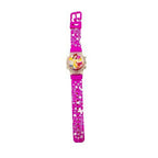 Close-up of the Disney Princesses on the watch face.