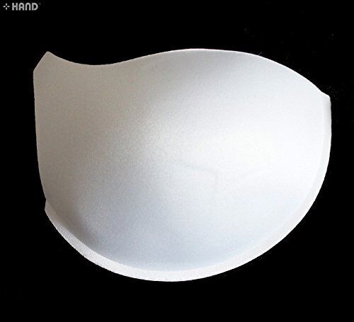 Packaging of white sew in bra cup pads