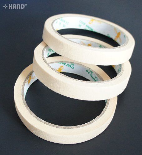 Six rolls of 12 mm wide multi-purpose masking tape