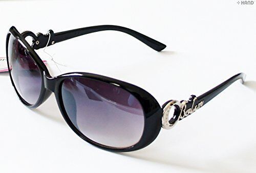 Sunglasses displayed on a flat surface, highlighting colours.