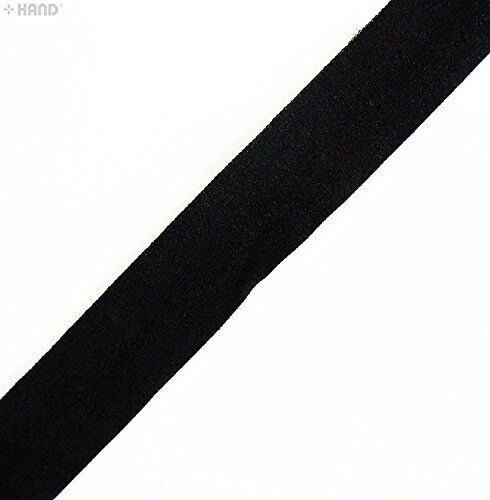 Roll of black knitted elastic for sewing projects