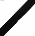 Close-up of black delicate smooth knitted underwear elastic