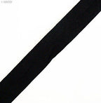 Close-up of black delicate smooth knitted underwear elastic