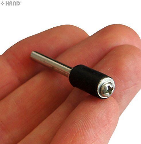 Drum Sanding Bands and Mandrel 1/4" Kit for Dremel and Rotary Tools - 10 Pieces