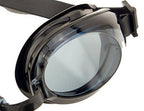 YG-7008 Black Swimming Goggles - Ergonomic Design with 100% U.V. Protection and Anti-Fog Coating