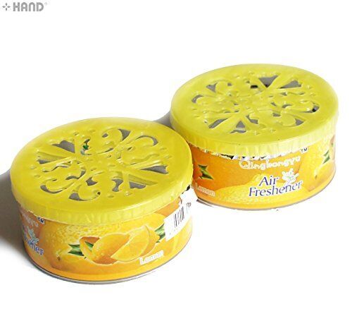 Pack of 2 Solid Gel Air Fresheners - Assorted scents (Lemon)
