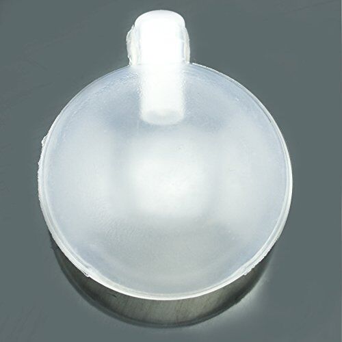 Close-up of a 45mm round flat squeaker