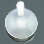 Close-up of a 45mm round flat squeaker