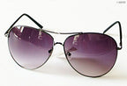 Aviator sunglasses displayed on a flat surface
