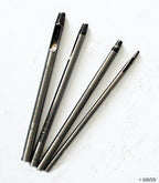 All four sizes of leather craft eyelet punches displayed together.