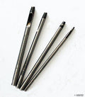 Set of 4 round hole leather craft eyelet punches in various sizes.