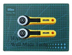 A3 DELUXE DOUBLE SIDED CUTTING MAT+ TWIN 45MM ROTARY CUTTERS