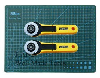 A3 DELUXE DOUBLE SIDED CUTTING MAT+ TWIN 45MM ROTARY CUTTERS