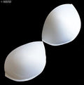 Two pairs of white sew in push up bra cup pads displayed