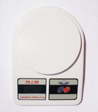 Scale dimensions displayed alongside the postal scale.
