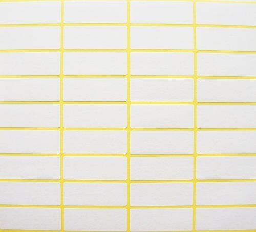 Labels being used for organisation in a sewing project
