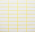 Pack of self-adhesive tailors white labels on a sheet
