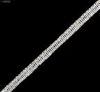 20m Gold/Silver Craft DIY Wedding Metallic Ribbon - Assorted Styles and Width (FS04 5mm Silver Sheer)