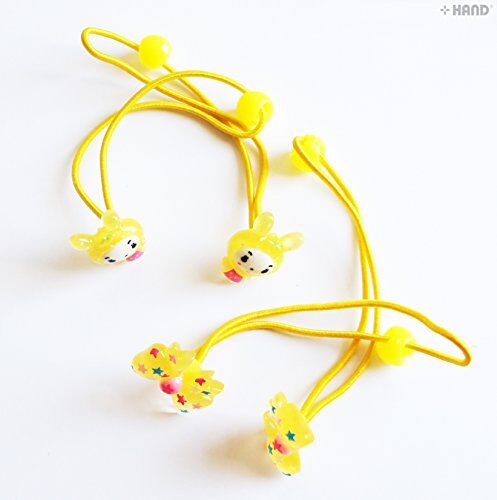Display of hair bands in various colours and styles.