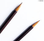 Close-up of the bristles of the extra small sumi brush.