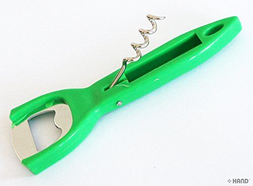 Close-up of the 2 in 1 corkscrew and bottle opener showing its design.