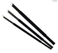Three assorted metal chisels for wood carving