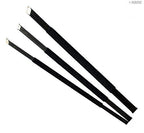 Three assorted metal chisels for wood carving