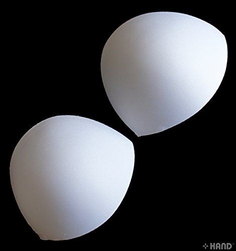 Size L label on the packaging of the white bra pads.