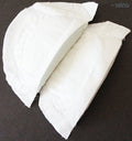Two pairs of thick wadded shoulder pads in white