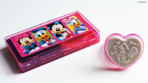 Close-up of Mickey Mouse stamp showing intricate details