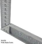 Ruler placed on a workbench for measuring materials