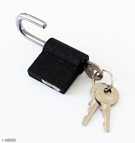 Pack of two metal padlocks ready for travel use