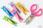 Variety of paper crafts created with the scissors