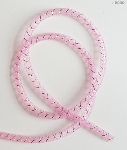 Pack of approximately 30 metres of light pink crin for crafting