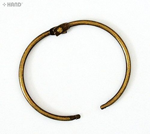 Binding rings in vintage gold colour, ideal for crafts