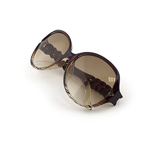 Stylish ladies' sunglasses with weave braided effect arms.