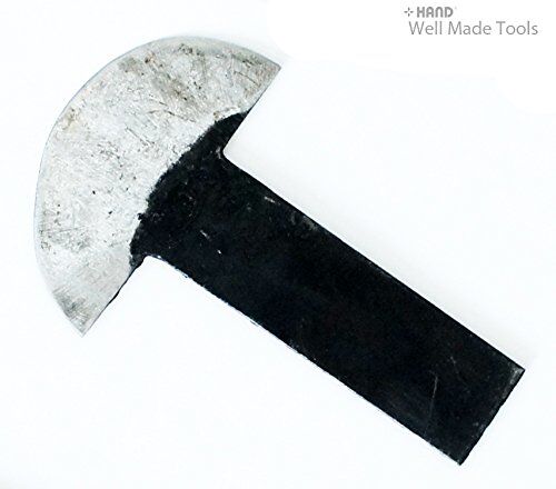 User demonstrating leather cutting with the tool set