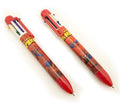 Spiderman retractable ballpoint pen with 6 colours