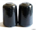 Two spools of black sewing machine thread, 800m each.